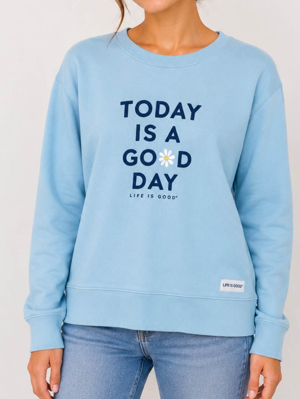 Life is‎ Good Sweatshirt Small